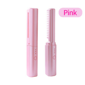 Rechargeable Portable Straight Hair Comb Negative Ion Hair Care Straight Hair Comb Student Magic Straight Hair Curly