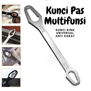 Kunci Pas Universal 8-22mm Multifungsi Bahan Berkualitas Tinggi Anti Karat
