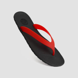 Sandal Jepit Camou Pria Dewasa Karet Kuat Awet Empuk Anti Slip Lentur WR Jetblack