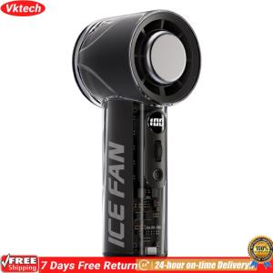 【Ready】【Vktech】 3000mAh Small Desktop Cold Fans for Camping Hiking Outdoor Activities