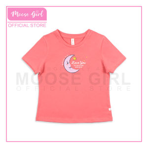Moose Girl Blouse Light Red with Print Details (GSBL 603 7676 A LP)
