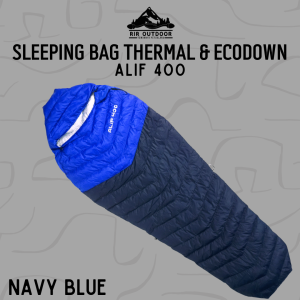 Sleeping Bag Ultralight Ecodown Fiber + Thermal Alif 400 Fp Series Sleeping bag Hangat ringan Selimut Tidur Camping Hiking