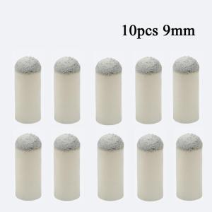10pcs 9/10/11/12/13mm Plastic Grey Cue Tips Pool Cue Stick Billiard Snooker Accessories