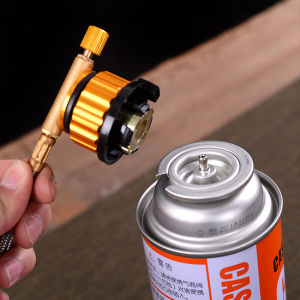 【Local Warehouse】Camping Gas Stove Portable Adaptor Connector Split Type Furnace Converter Connector Auto-off Gas Cartridge Tank cylinder Adapter Stove Burner Adaptor