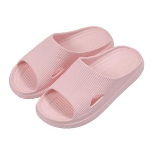 SIMWOOD Sandal Wanita Elegan Sendal Slop Tali Silang Slip On Sandal Olahraga Kasual Tebal Wanita