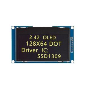 128x64 Pixel Display Module 2.42Inch Wide Viewing Angles For Instrumentation And Compactly Electronics