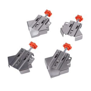 4pcs Right Angles Clamps With Not Slip Grip Corner Clamp Multipurpose for Accuracy Woodworking Metalworking Framing
