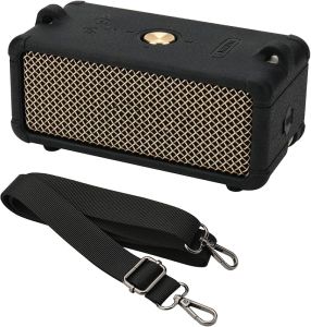 Silicone Cover for Emberton III Speaker Soft Silicone Case Replacement Skin Cover Portable Travel Sleeve with Shoulder Strap (Case Only) (Black)