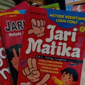 Paket 3 PCS Buku Jari MatiKA Paling Komplit untuk PAUD, TK & SD