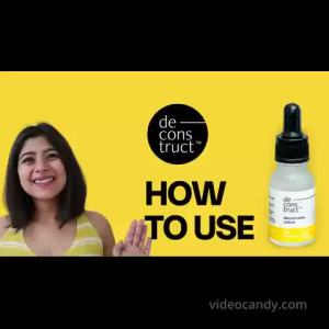 Deconstruct 10% Niacinamide Face Serum 0.3% Alpha Arbutin Reduces Tan & Acne Marks For Women & Men 30ml
