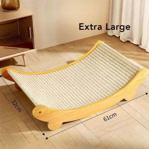 Sisal Cat Scratch Board 2in1 Large Size Cat Scratching Board Wear-Resistant Non-Chip Anti-Scratching Sofa Protection Cat scratcher Board Cat Nest Integrated