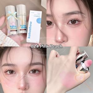 Kaka Show Long-Lasting Liquid Blush: Waterproof And Sweatproof Brightens Skin Tone Easy To Blend Natural Cream Blush Korean-Style Dewy Finish.