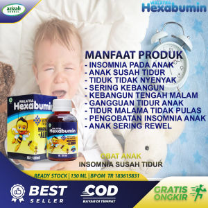 Obat Tidur Insomnia Anak Susah Tidur Malam Rewel Tidak  Bisa Tidur Sering Kebangun Walatra Hexabumin