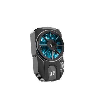 Quạt tản nhiệt điện thoại sò lạnh SIDOTECH DLA3 phong cách gaming làm lạnh sâu đèn led hiển thị nhiệt độ quạt 9 cánh chống ồn chơi game pubg freefire liên quân mobile tăng FPS giảm ping tránh giật lag - Hàng chính hãng