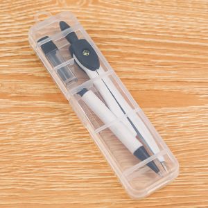 PELLETIZING With Pencil Refills Lead Compass Drawing Set High Precision Pencil Attachment Math Geometry Tools Professional Math Geometric Drawing Ruler School Supplies