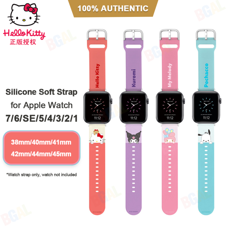 100% Authentic Hello Kitty watch Strap Suitable for i watch 3/4/5