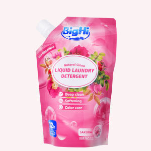 BigHi 500g New Liquid Laundry Detergent Sakura Scent Long Last Fragrance Laundry Care