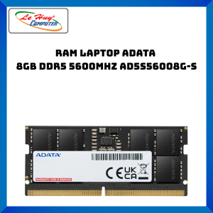 RAM Laptop ADATA 16GB DDR5 5600MHz AD5S560016G-S - Hàng Chính Hãng