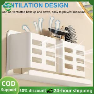 【HOSPORT】Aluminum Toothbrush Holder Wear Resist Wall-Mounted Hanging Bracket Multifunctional Bathroom Shelves Bathroom Supplies【1-3 days delivery】