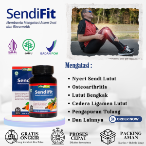 Obat Nyeri Sendi Lutut Asam Urat Osteoarthritis Lutut Bengkak Cedera Ligamen Lutut Kebas Kesemutan Pengapuran Tulang Lutut Dengan SendiFit