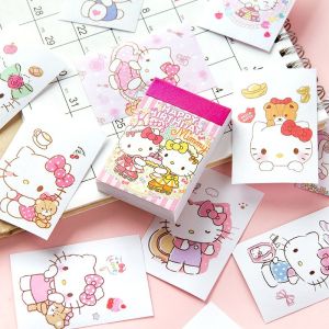 Sanrio Kuromi Cinnamoroll Pochacco น่ารัก 50 ชิ้น สติกเกอร์ลายการ์ตูน ขนาดเล็ก สําหรับตกแต่งสมุด