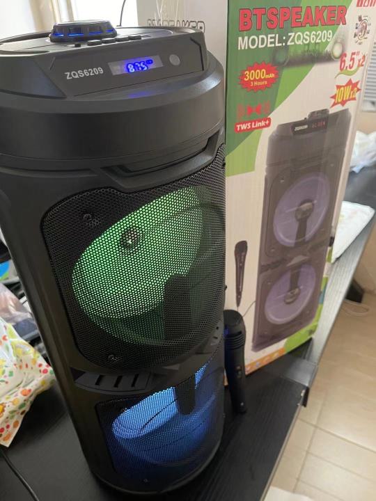 Super Bass BT-SPEAKER Wireless Bluetooth Speaker with LED Light ...