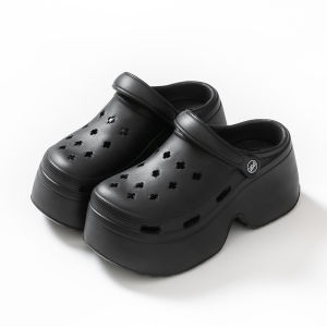 9CM Non Slip Thick Sole Wedge Sandals EVA Heeled Wedge SandalFor Women Fashion Thick Bottom Slippers Lightweight Sandals