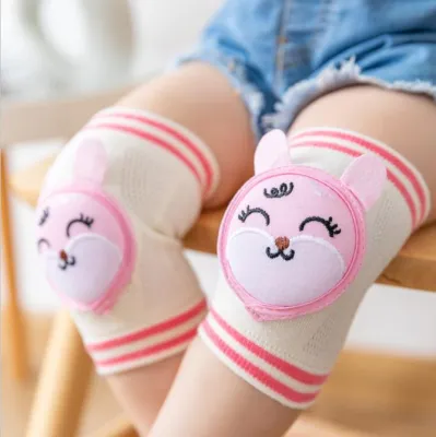 สนับเข่าเด็กอ่อน สนับเข่ารองคลานเสริมฟองน้ำนุ่มนิ่มสำหรับเด็กหัดคลาน Baby knee pads
