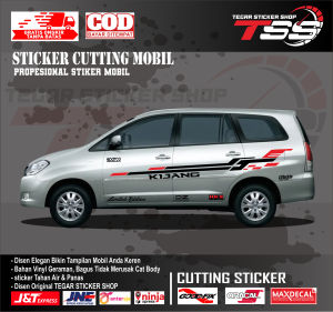 sticker mobil kijang sticker mobil toyota kijang sticker lis mobil keren sticker motif variasi body mobil