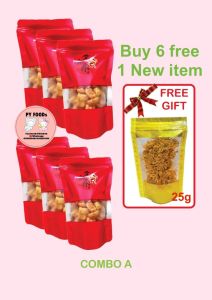 Combo A " Buy 6 free 1 New Item" Vietnam Crispy Pork Lard (NON HALAL)