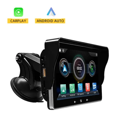 Ekleva Tự Động Carplay Phổ 7Inch Đài Phát Thanh Xe Không Dây Android màn hình cảm ứng Bluetooth Cho VW Nissan Toyota