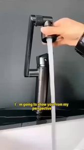 360° Swivel Universal Faucet Stainless Steel Faucet Cold and Hot for Bathroom Balcony Hotel Kitchen【24 hours Delivery】COD