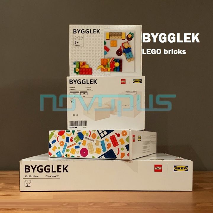 NOVO LEGO Brick Set Storage Box with Lid Building Blocks Collection ...