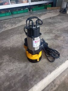 ปั๊มแช่ดูดโคลน ใบพัดตัดเศษขยะ มีลูกลอย 2 นิ้ว 750W / 3 นิ้ว 1100W Cutting Stainless Steel Sawage Submersible pump ยี่ห้อ XYLON รุ่น XYL-750/1100QF