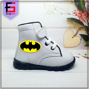 Sepatu Boots SUPERHERO Anak Laki Laki Sporty / Sepatu Boots Tali Perekat Anak Cowok Motif Superhero / Sepatu Balita Boots Anak Pria Keren Trendy