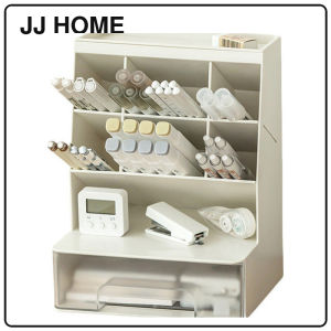 【JJ HOME】Slanted Pen Holder / Cosmetics Lipstick Holder/ Office Supplies Organizer /Large Capacity Storage Box