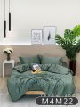 Bộ chăn ga gối lụa 100% Tencel 60s trơn màu - Mướt Bedding, bộ 5 món kèm chăn chần cao cấp. 