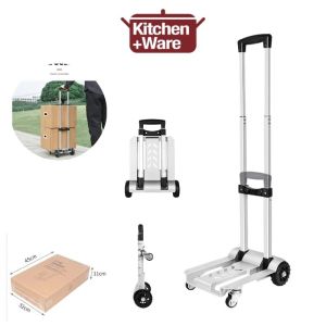 Heavy-Duty Aluminum Alloy Folding Trolley – Lightweight & Portable (with FREE Trolley Bag)