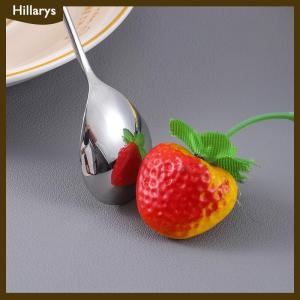 [Hillarys] Cute Paintings Cat 304 Stainless Steel Spoon Hollow For Coffee Tea Dessert Spoon Kitchen Tableware Gifts For Students Children