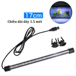 B-HQ Đèn led hồ cá chống nước đèn bể cá ngâm chìm ánh sáng trắng xanh trang trí thủy sinh an toàn tiết kiệm điện