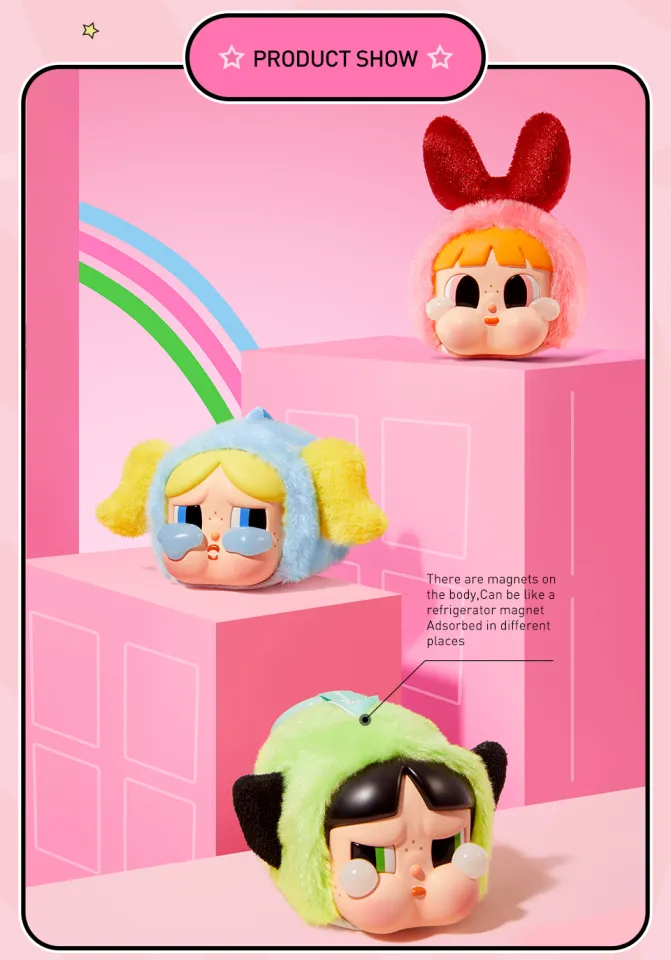 CRYBABY × Powerpuff Girls Series-TV Set Luminous Display Container