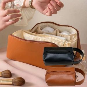 New Travel Pu Makeup Storage Bag Large Capacity Travel Storage Bag Portable Waterproof Beauty Tools