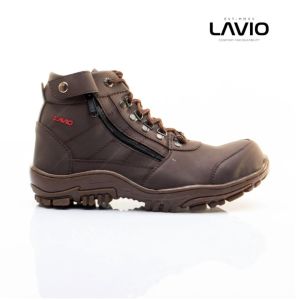 Sepatu Safety Sefty Boots Pria Morisey Zip Sleting Risleting Lavio Thief