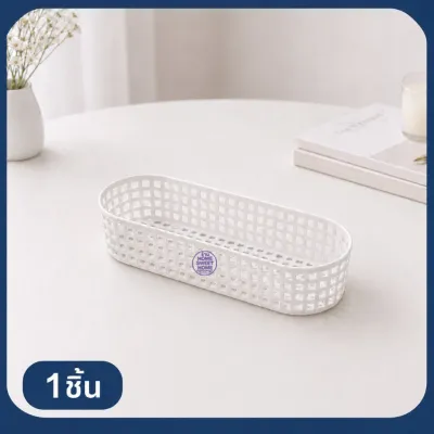 ตะกร้าใส่แปรง วางซ้อนได้ SE12 ตะกร้าอเนกประสงค์ ใส่ช้อนส้อม ตะกร้าเครื่องเขียน ปากกา แปรง แต่งหน้า ใส่ของ clearance