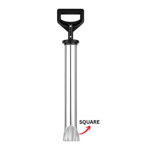 Round & Square SUS Grouting Cement Caulking Gun Stainless Steel Mortar Grout Applicator Tool Kit