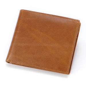 Royal Bagger Wallet For Men New Genuine Cow Leather RFID Blocking Wallets Card Holders Fashion Coin Short Purse Business Bag