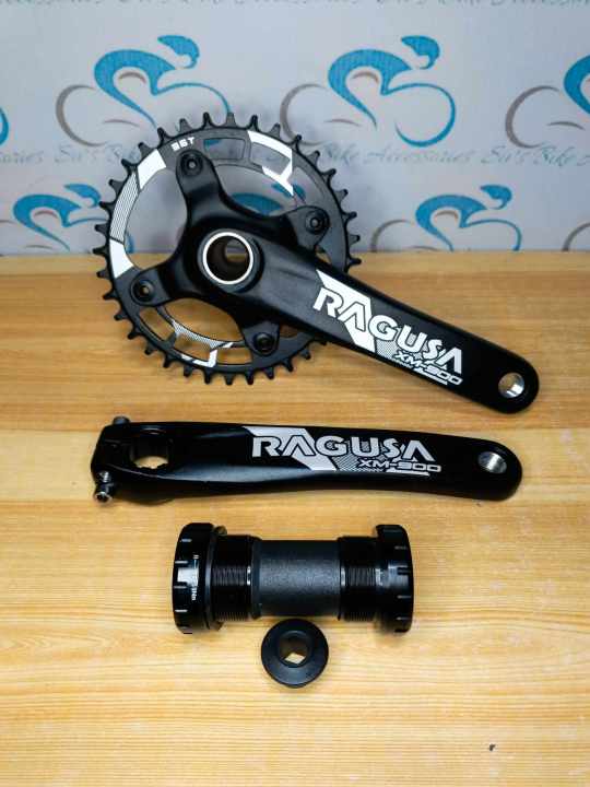 Bicycle Crankset Ragusa 1x Crankset Ragusa R600 Crank – Red Bike
