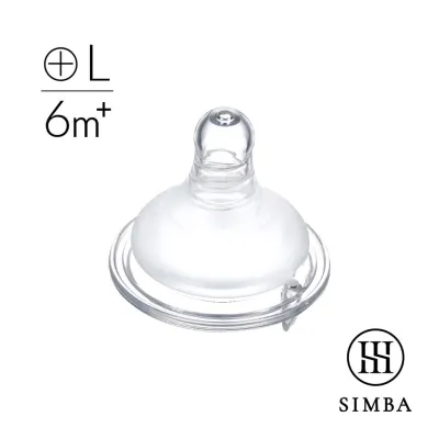SIMBA MOTHERS TOUCH WIDE NECK CROSS HOLE ANTI-COLIC NIPPLE Teat (2 PCS)