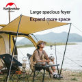 Naturehike Upgraded DUNE 7.6 Ultralight Hiking Car Camping Tent for 2 to 4 Person Portable 2 Room Large 7.6m² Space Outdoor Shelter 4 Season Double Layer Windproof Waterproof Breathable 7 Series Aluminum Pole Nature Hike. 