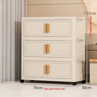 tủ nhựa đựng quần áo cửa tủ có nam châm 40-70cm tủ lắp sẵn 3-5tầng tủ đựng quần áo/tủ nhựa gấp gọn/tủ nhựa lắp ráp/tủ nhựa có bánh xe